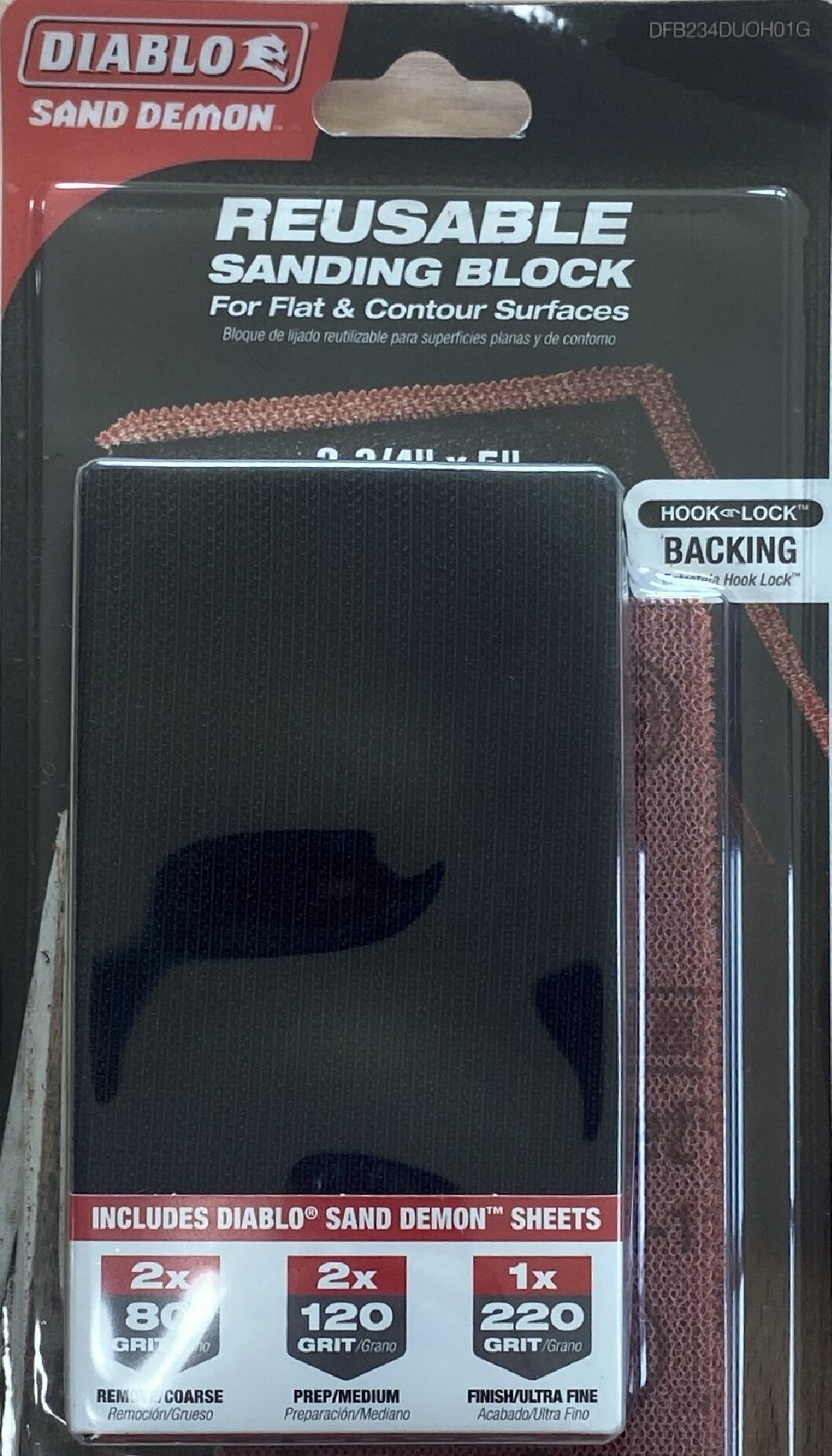 2-3/4 in. x 5 in. Reusable Hand Sanding Block